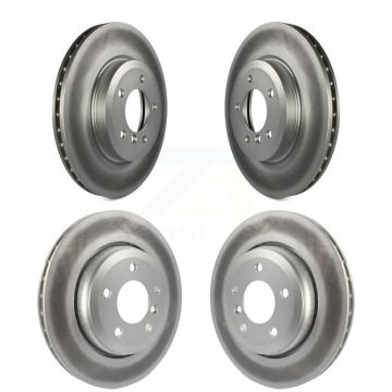 Front Rear Coated Disc Brake Rotors Kit For BMW 330Ci 330i 330xi KG-100928
