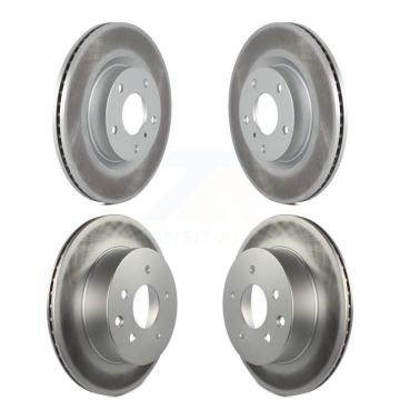 Front Rear Coated Disc Brake Rotors Kit For 2005 INFINITI G35 AWD KG-100933