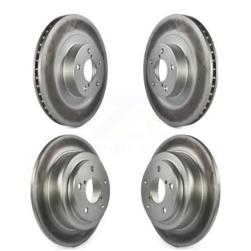 Front Rear Coated Disc Brake Rotors Kit For Subaru Forester Impreza Saab 9-2X KG-100936