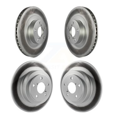 Front Rear Coated Disc Brake Rotors Kit For Subaru Outback Legacy Baja KG-100937