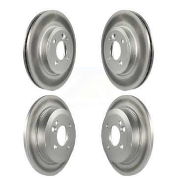 Front Rear Coat Brake Rotors Kit For 2002-2005 Mini Cooper With 276mm Diameter Rotor KG-100943