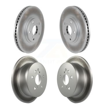 Front Rear Coated Disc Brake Rotors Kit For Toyota Highlander KG-100945