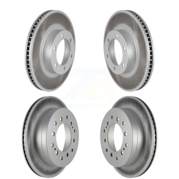 Front Rear Coated Disc Brake Rotors Kit For Toyota 4Runner Lexus GX470 KG-100946