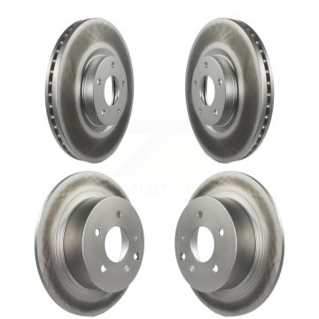 Front Rear Coated Disc Brake Rotors Kit For Nissan Altima Maxima KG-100951