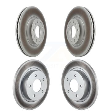 Front Rear Coated Disc Brake Rotors Kit For Mazda 3 Sport KG-100959