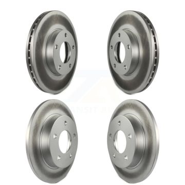 Front Rear Coated Disc Brake Rotors Kit For Mazda 3 Sport KG-100965