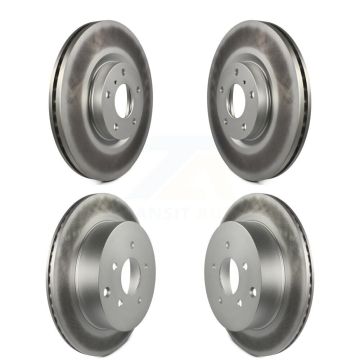 Front Rear Coated Disc Brake Rotors Kit For Nissan Murano INFINITI QX70 KG-100967