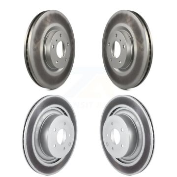 Front Rear Coated Disc Brake Rotors Kit For INFINITI G37 Nissan 370Z KG-100969