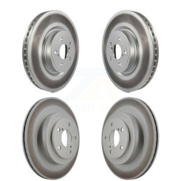 Front Rear Coated Disc Brake Rotors Kit For Subaru Legacy KG-100984