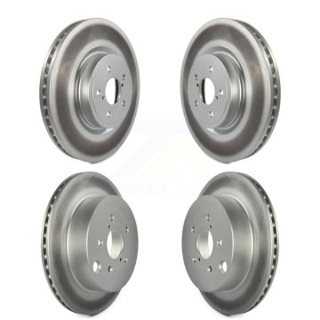 Front Rear Coated Disc Brake Rotors Kit For 2014-2018 Subaru Forester 2.0L KG-100986