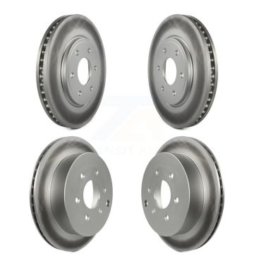 Front Rear Coated Disc Brake Rotors Kit For Nissan Frontier Suzuki Equator KG-100987
