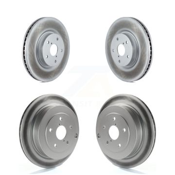 Front Rear Coated Disc Brake Rotors Kit For Subaru Tribeca B9 KG-100991