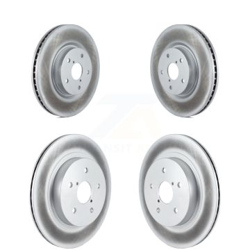 Front Rear Coated Disc Brake Rotors Kit For Subaru Outback WRX Legacy KG-100992