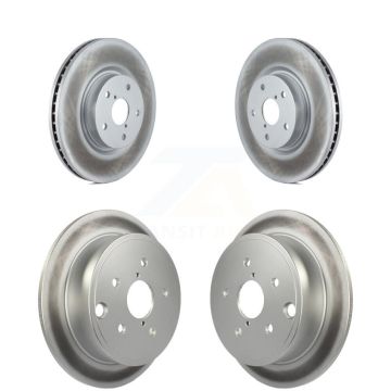 Front Rear Coated Disc Brake Rotors Kit For Subaru WRX KG-100993
