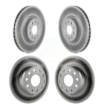 Front Rear Coat Brake Rotor Kit For Volkswagen Passat Taos Audi GTI A3 Quattro Golf Beetle KG-100997