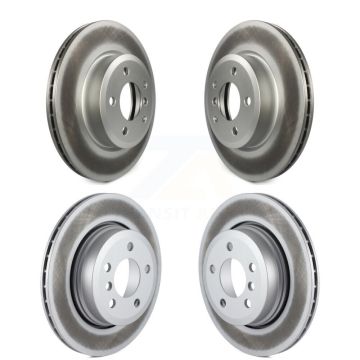Front Rear Coated Disc Brake Rotors Kit For 2004-2010 BMW X3 KG-101004
