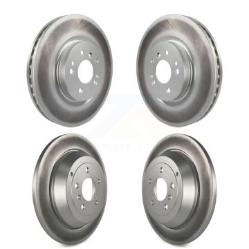 Front Rear Coated Brake Rotor Kit For Mercedes-Benz ML350 ML320 ML500 R320 R350 R500 ML450 KG-101010