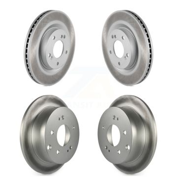 Front Rear Coated Disc Brake Rotors Kit For Mitsubishi Eclipse Galant KG-101013