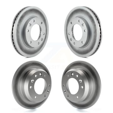 Front Rear Coated Disc Brake Rotors Kit For Kia Sedona Hyundai Entourage KG-101025