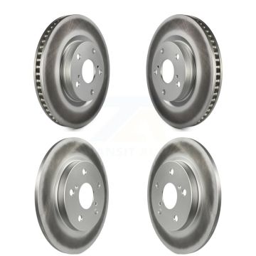Front Rear Coated Disc Brake Rotors Kit For Toyota Matrix Pontiac Vibe Corolla iM Scion KG-101029