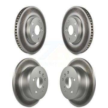 Front Rear Coated Disc Brake Rotors Kit For Toyota Camry Lexus ES350 Avalon ES300h KG-101031