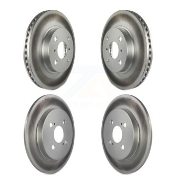 Front Rear Coated Disc Brake Rotors Kit For Toyota Yaris KG-101033