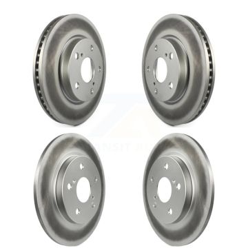 Front Rear Coated Disc Brake Rotors Kit For 2008-2015 Scion xB KG-101035