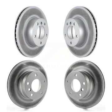Front Rear Coated Disc Brake Rotors Kit For 2008-2013 BMW 128i KG-101038