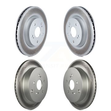 Front Rear Coated Disc Brake Rotors Kit For 2009-2013 Suzuki Grand Vitara KG-101042