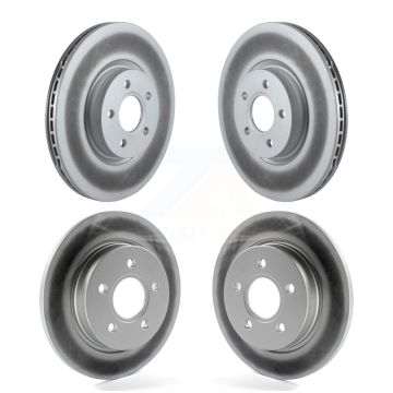 Front Rear Coat Disc Brake Rotor Kit For 2013-2018 Ford Focus ST With 320mm Diameter KG-101050