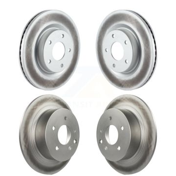 Front Rear Coated Disc Brake Rotors Kit For Nissan Altima KG-101054