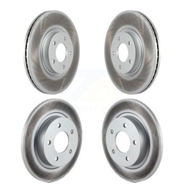 Front Rear Coated Disc Brake Rotors Kit For Mazda 3 KG-101058