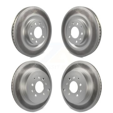 Front Rear Coated Disc Brake Rotors Kit For 2007-2015 Mazda CX-9 KG-101059
