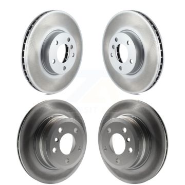 Front Rear Coated Disc Brake Rotors Kit For BMW X5 X6 KG-101061