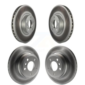 Front Rear Coated Disc Brake Rotors Kit For BMW X5 X6 KG-101062
