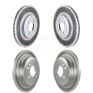 Front Rear Coated Disc Brake Rotors Kit For Mini Cooper KG-101069