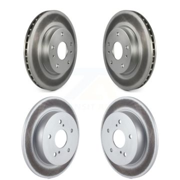 Front Rear Coated Disc Brake Rotors Kit For Suzuki SX4 Crossover KG-101074