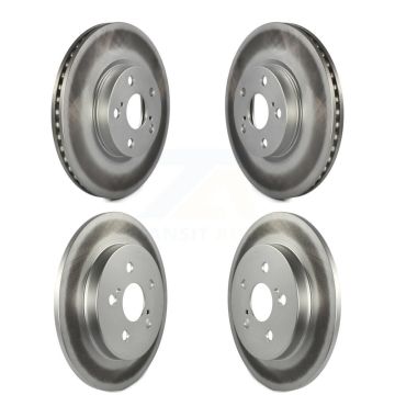 Front Rear Coated Disc Brake Rotors Kit For Toyota Corolla Matrix Pontiac Vibe KG-101076