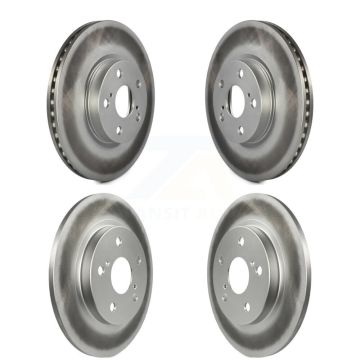 Front Rear Coat Disc Brake Rotor Kit For 2014 Toyota Matrix With 279mm Diameter KG-101077