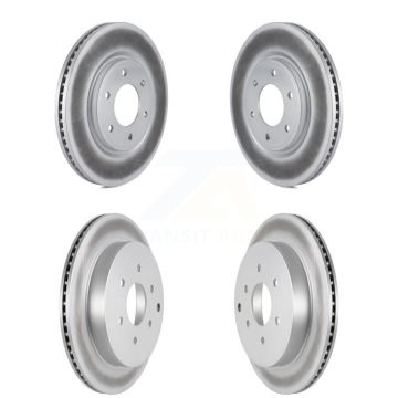 Front Rear Coated Disc Brake Rotors Kit For INFINITI QX80 Nissan Armada QX56 KG-101079
