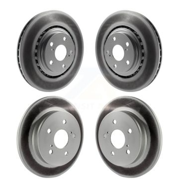 Front Rear Coated Disc Brake Rotors Kit For Lexus NX300 NX200t NX300h KG-101083