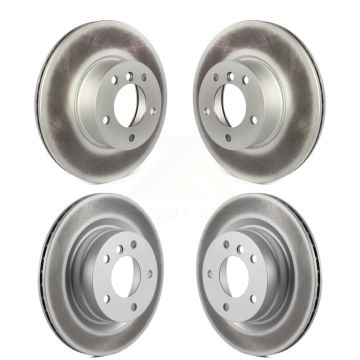 Front Rear Coated Disc Brake Rotors Kit For BMW 328i KG-101093