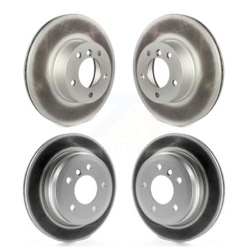 Front Rear Coated Disc Brake Rotors Kit For BMW 328i xDrive X1 328xi KG-101094