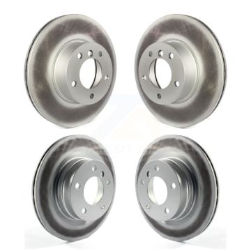 Front Rear Coated Disc Brake Rotors Kit For BMW 320i 328d KG-101097