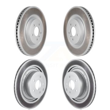 Front Rear Coated Disc Brake Rotors Kit For 2009-2013 INFINITI G37 RWD With Brembo Brakes KG-101099