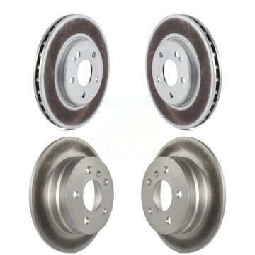 Front Rear Coated Disc Brake Rotors Kit For 2006-2011 Mercedes-Benz B200 KG-101101