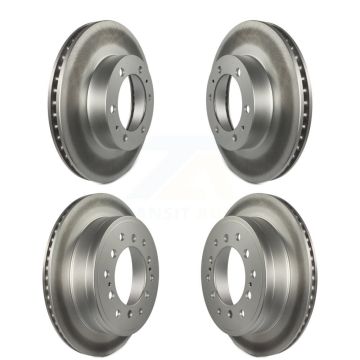 Front Rear Coated Disc Brake Rotors Kit For 2010-2014 Toyota FJ Cruiser KG-101103