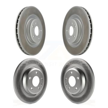 Front Rear Coated Disc Brake Rotors Kit For Audi Q5 A6 With 345mm Diameter Rotor KG-101105