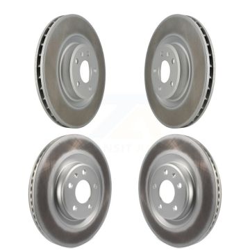 Front Rear Coated Disc Brake Rotors Kit For Audi Q5 Porsche Macan S4 S5 A6 Quattro A7 KG-101106