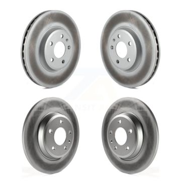 Front Rear Coated Disc Brake Rotors Kit For Audi Q5 A4 Quattro A5 allroad KG-101107